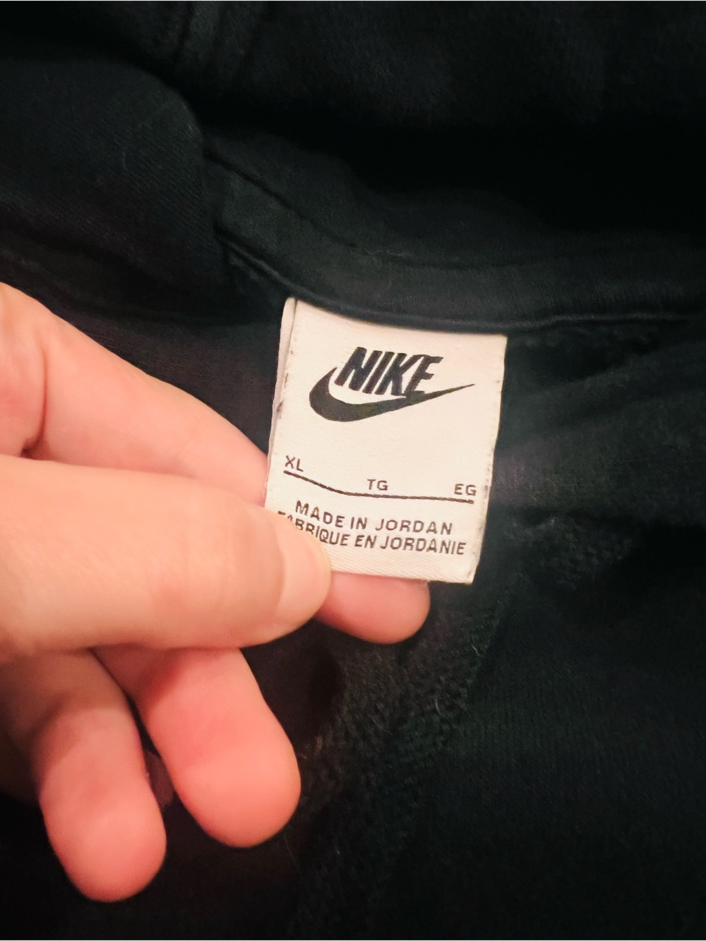 Nike Black Pullover Hoodie Size XL - Picture 2 of 3
